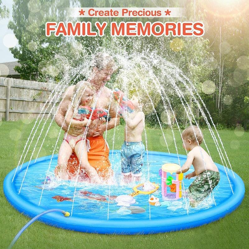 forr Kids And Dog Inflatable Sprinkler Pad