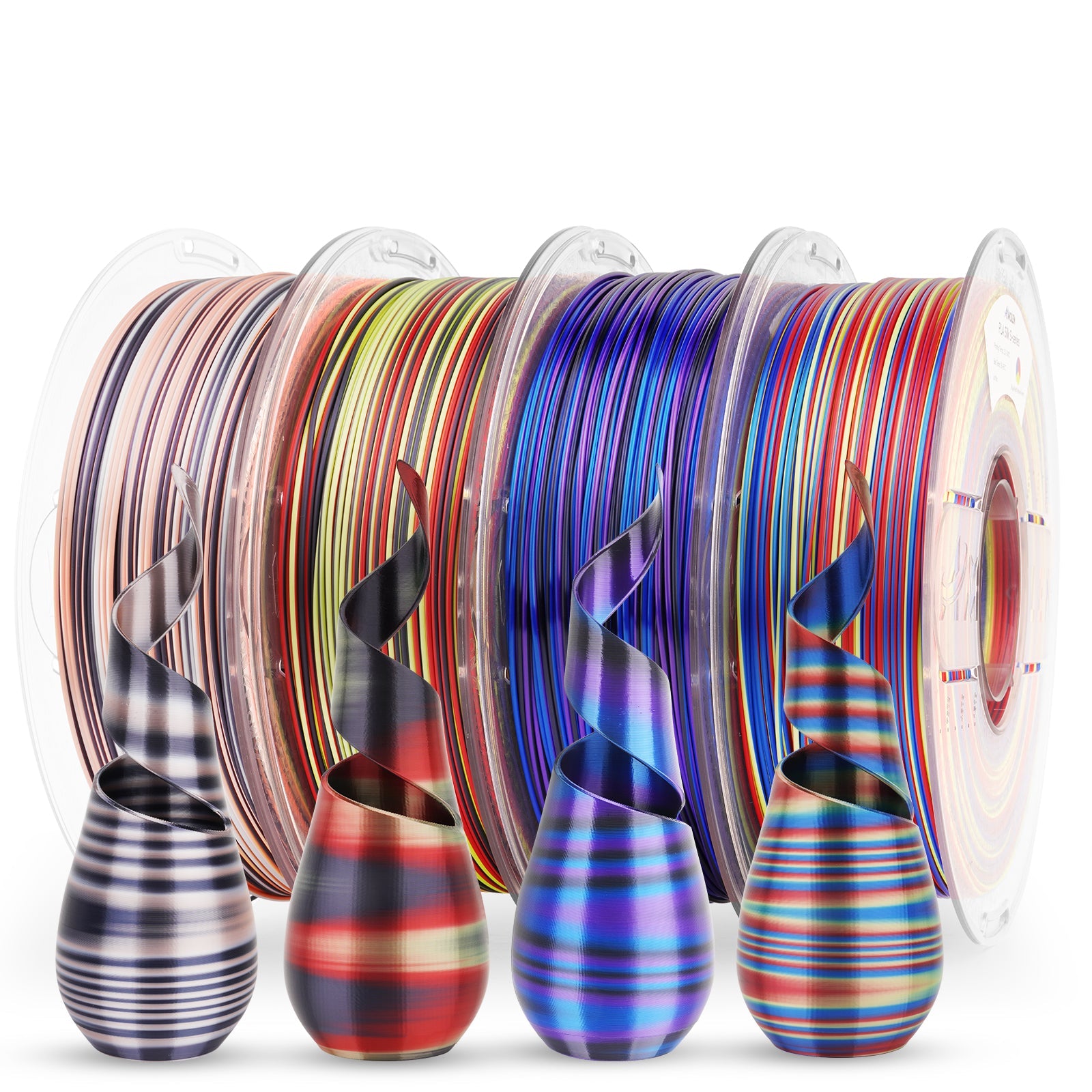 PLA Silk S-Series Variety Pack (4x1kg) - 1.75MM