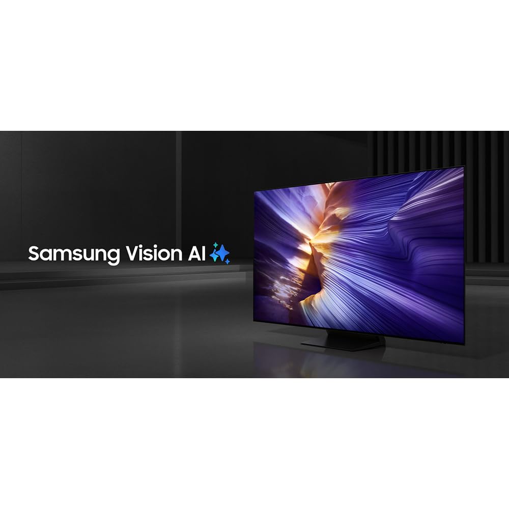 Samsung 65 inch OLED 4K S90F Smart TV AI, OLED HDR+, Glare-Free Bundle with CPS Exclusive 1-Year Protection & Deco Gear Complete Home Theater Beginner's Guidebook