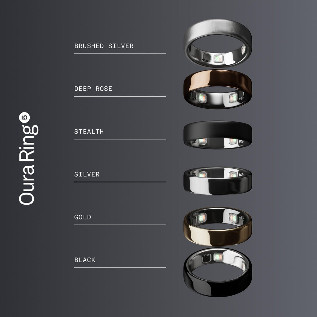 Oura Ring World’s Smallest Smart Ring - Sleep, Activity, Health, AI Advisor, Size Before You Buy, Android & iOS Compatible