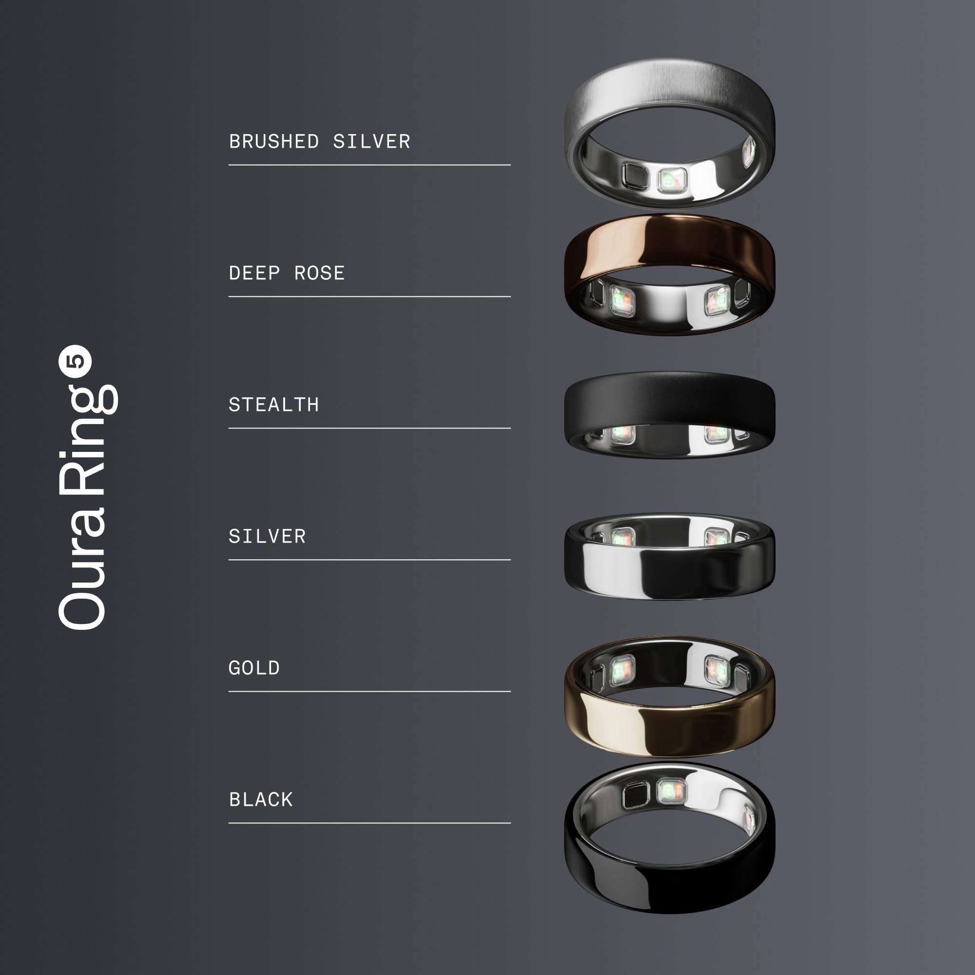 Oura Ring World’s Smallest Smart Ring - Sleep, Activity, Health, AI Advisor, Size Before You Buy, Android & iOS Compatible