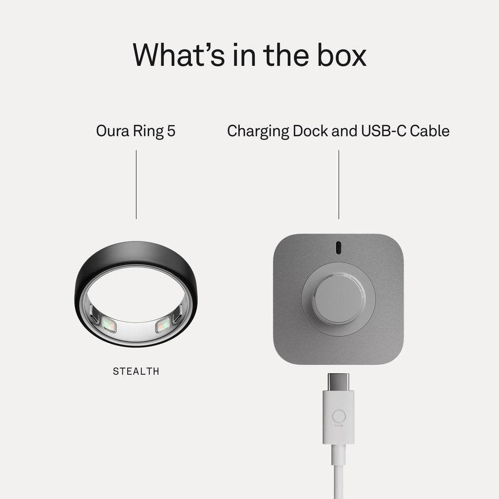 Oura Ring World’s Smallest Smart Ring - Sleep, Activity, Health, AI Advisor, Size Before You Buy, Android & iOS Compatible
