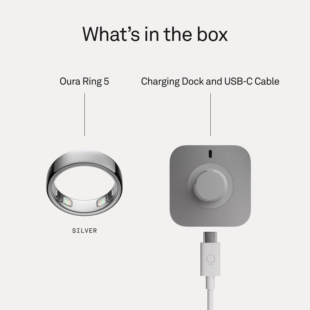 Oura Ring World’s Smallest Smart Ring - Sleep, Activity, Health, AI Advisor, Size Before You Buy, Android & iOS Compatible
