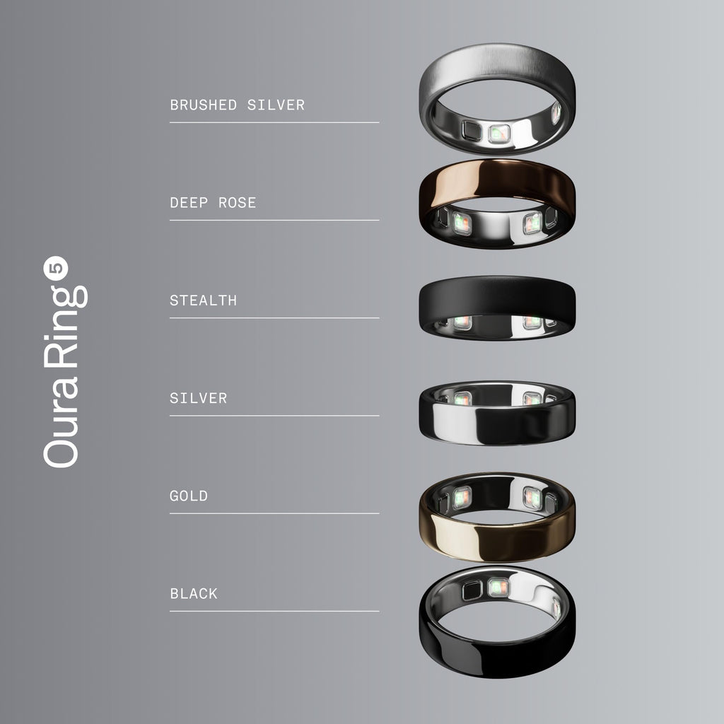 Oura Ring World’s Smallest Smart Ring - Sleep, Activity, Health, AI Advisor, Size Before You Buy, Android & iOS Compatible