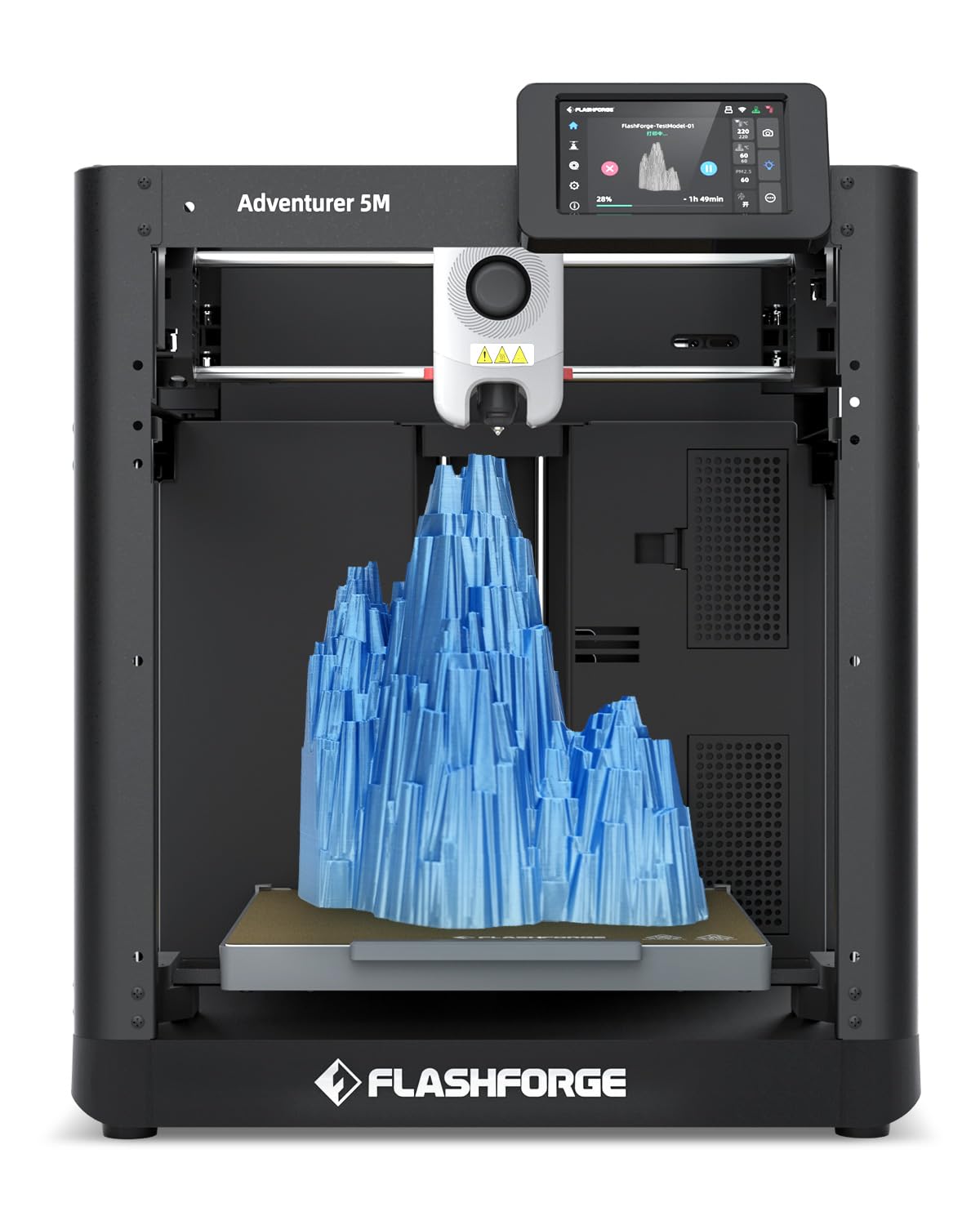 FLASHFORGE AD5X Multi-Color 3D Printer, CoreXY 600mm/s High-Speed, 1-Click Auto Leveling, 300°C Direct Drive Extruder, 220x220x220mm Build Volume, Ideal for Precision and Efficiency
