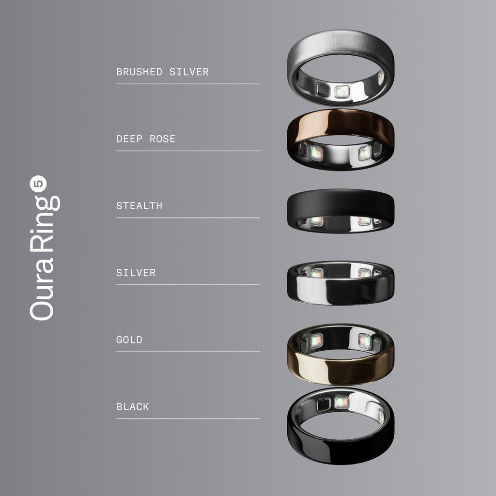 Oura Ring World’s Smallest Smart Ring - Sleep, Activity, Health, AI Advisor, Size Before You Buy, Android & iOS Compatible