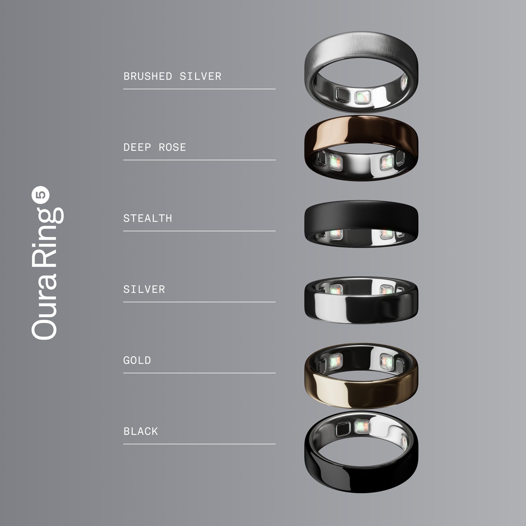 Oura Ring World’s Smallest Smart Ring - Sleep, Activity, Health, AI Advisor, Size Before You Buy, Android & iOS Compatible