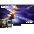 Samsung 65 inch OLED 4K S90F Smart TV AI, OLED HDR+, Glare-Free Bundle with CPS Exclusive 1-Year Protection & Deco Gear Complete Home Theater Beginner's Guidebook