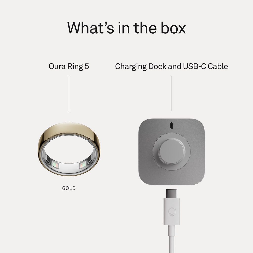 Oura Ring World’s Smallest Smart Ring - Sleep, Activity, Health, AI Advisor, Size Before You Buy, Android & iOS Compatible