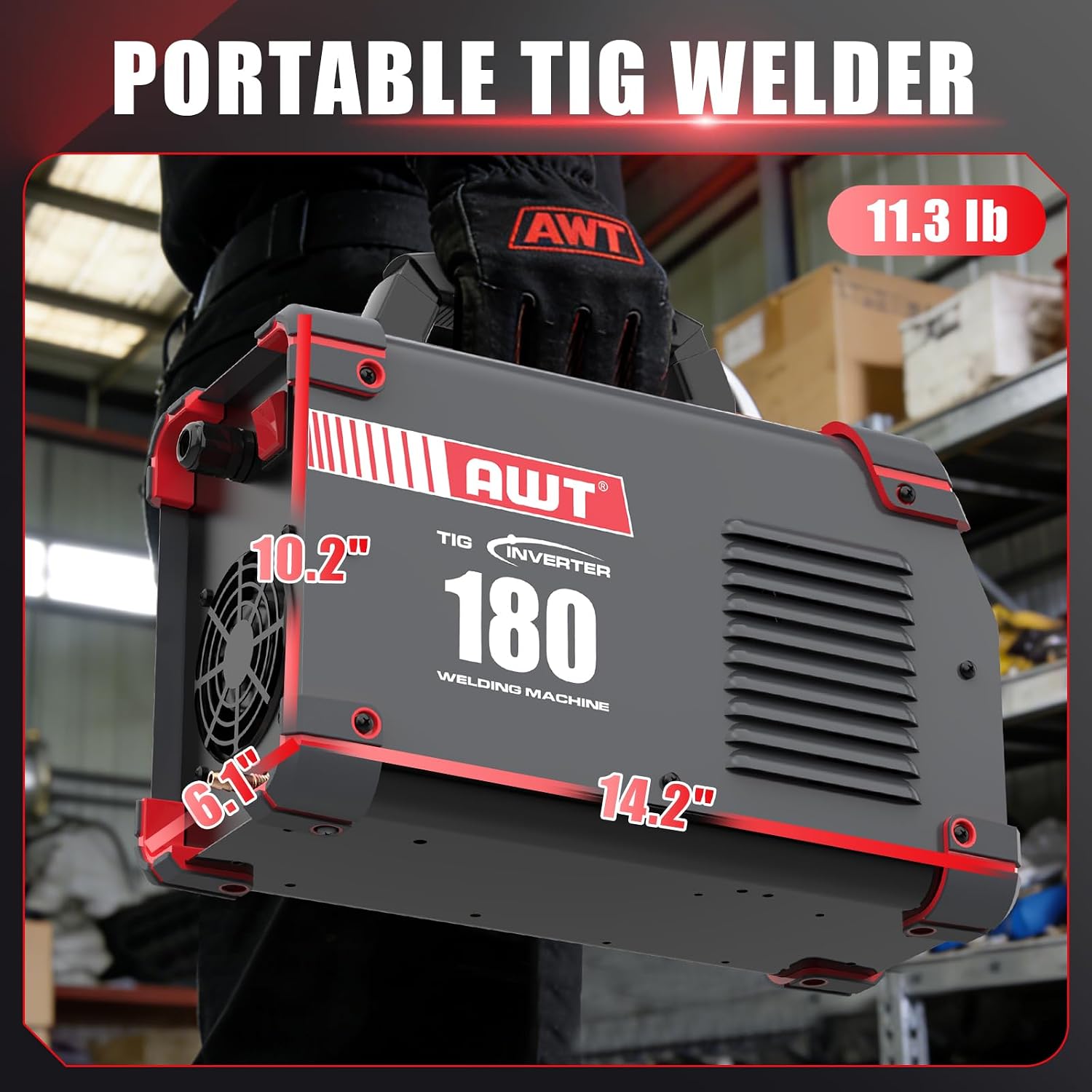 AWT 180 Amp TIG Welder Compact Toolbox Upgrade For Workshop