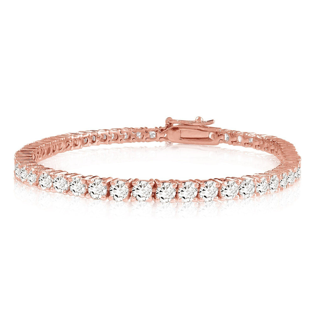 Houston Diamond District 2 to 20 Carat Classic Diamond Tennis Bracelet Ultra Premium Collection