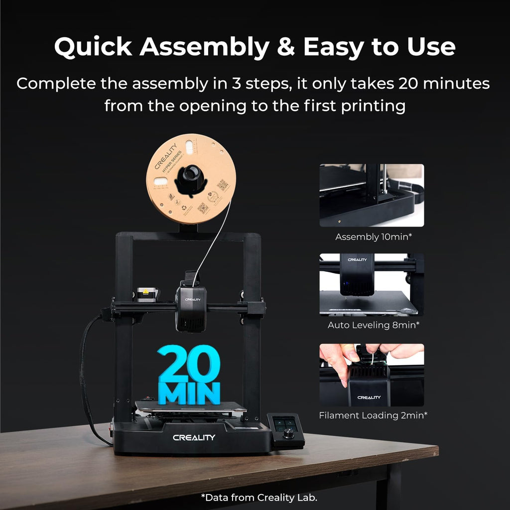 Creality K2 SE 3D Printer, 500mm/s High-Speed Printing, Support Multi Color 3D Printing Needs CFS, Solid Metal Build, Auto Leveling, Direct Drive Extruder, Quick-Swap Nozzle, 220×215×245mm Print Size