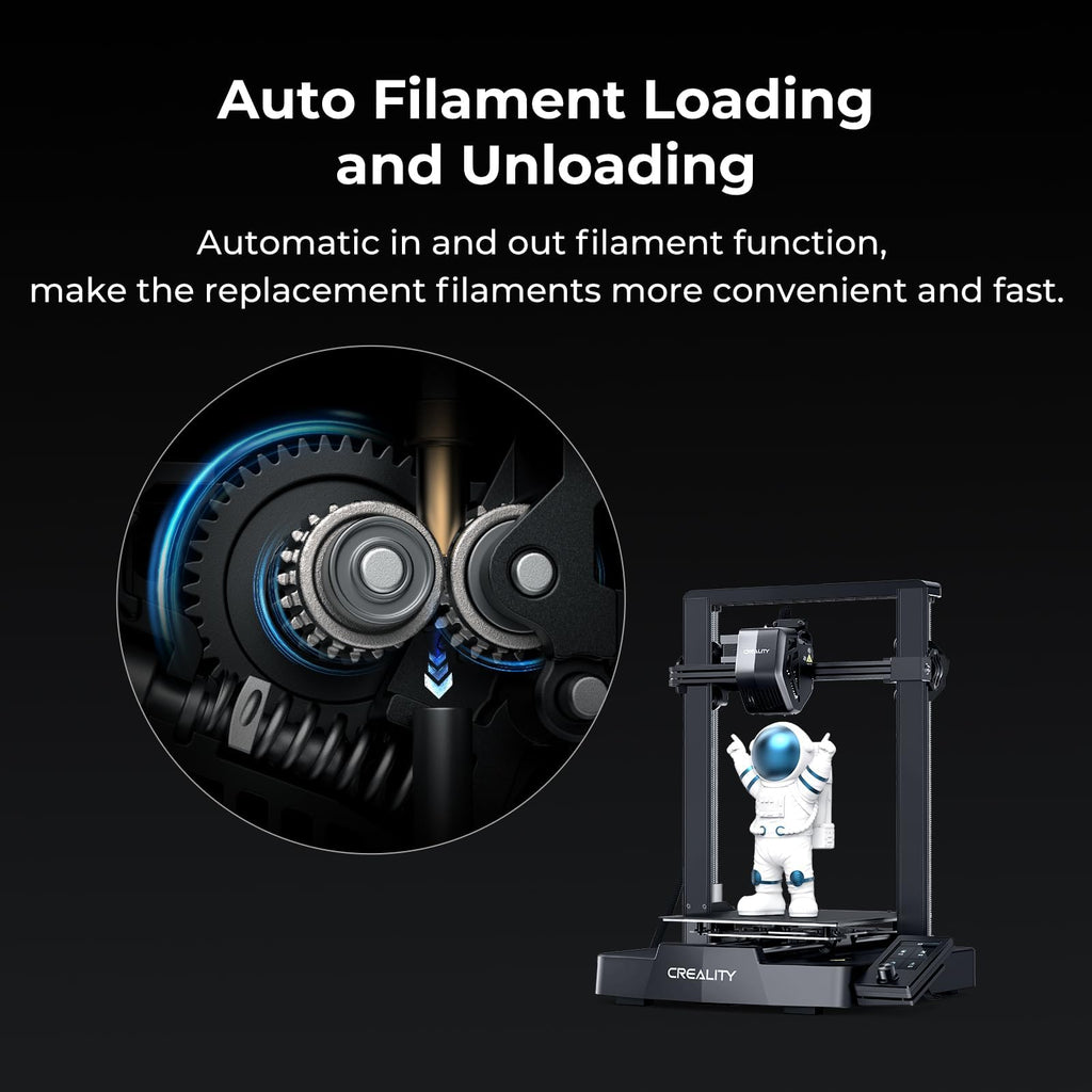 Creality K2 SE 3D Printer, 500mm/s High-Speed Printing, Support Multi Color 3D Printing Needs CFS, Solid Metal Build, Auto Leveling, Direct Drive Extruder, Quick-Swap Nozzle, 220×215×245mm Print Size