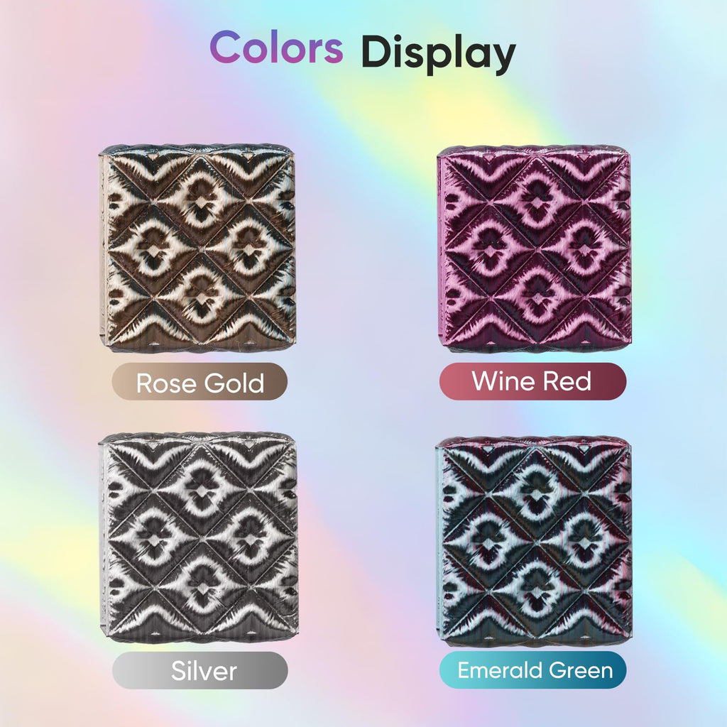 ERYONE Silk Filament PLA+ 1.75mm Shiny 3D Printer Filament, Multicolor PLA 4 in 1, 1kg (2.2LBS)/Spool, HS Silk Quadruple Color Aurora Dream (Teal Green & Violet & Electric Pink & Indigo)