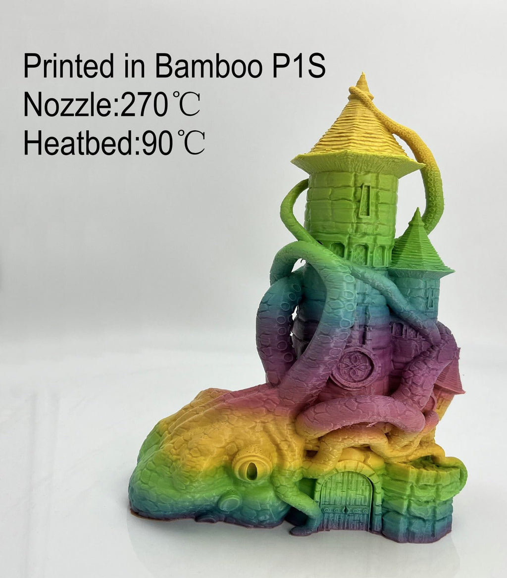 PLA Rainbow Silk Filament,Multi Color,Net Weight 1kg(2.2lbs) Accuracy +/-0.05mm