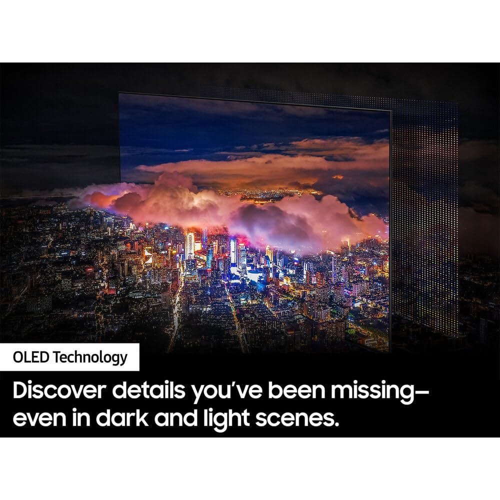 Samsung 65 inch OLED 4K S90F Smart TV AI, OLED HDR+, Glare-Free Bundle with CPS Exclusive 1-Year Protection & Deco Gear Complete Home Theater Beginner's Guidebook