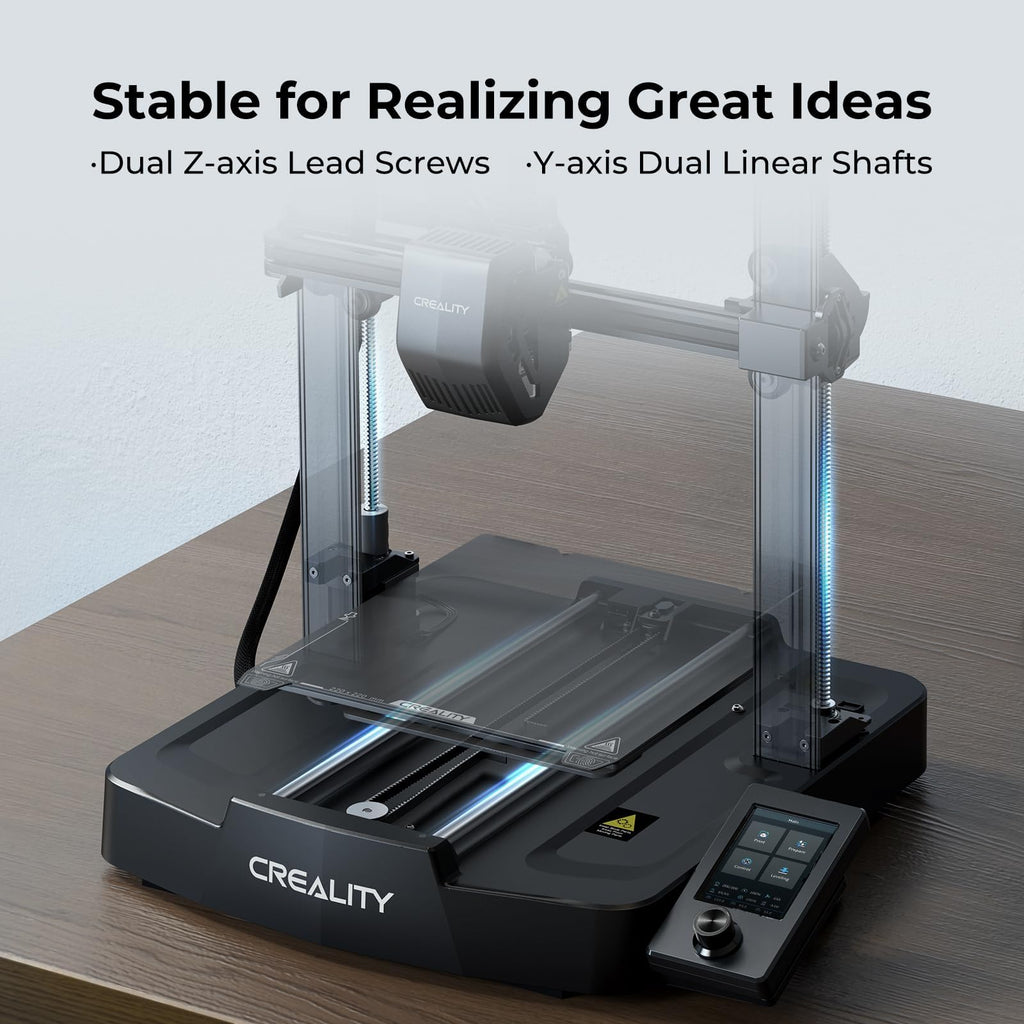 Creality K2 SE 3D Printer, 500mm/s High-Speed Printing, Support Multi Color 3D Printing Needs CFS, Solid Metal Build, Auto Leveling, Direct Drive Extruder, Quick-Swap Nozzle, 220×215×245mm Print Size