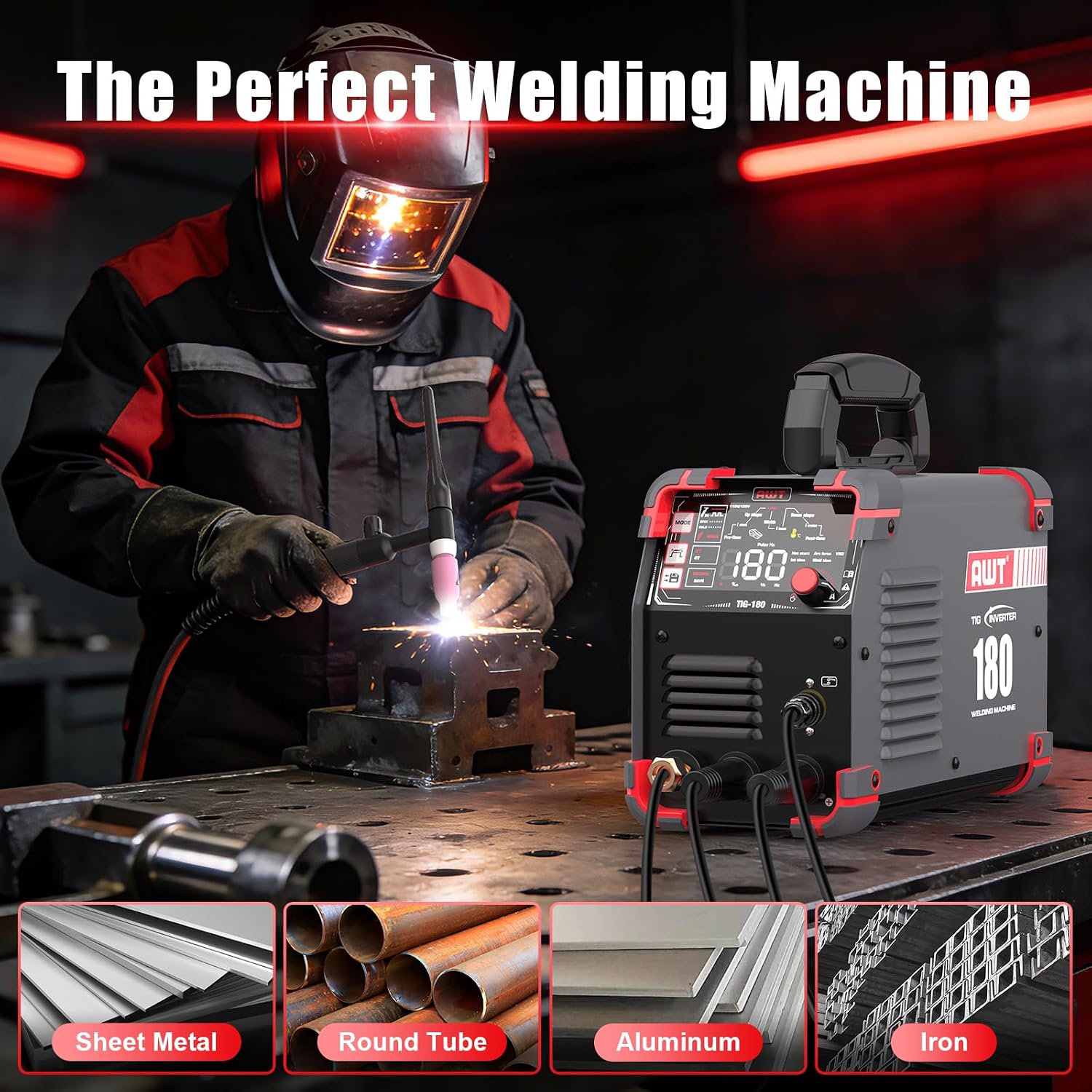 AWT 180 Amp TIG Welder Compact Toolbox Upgrade For Workshop
