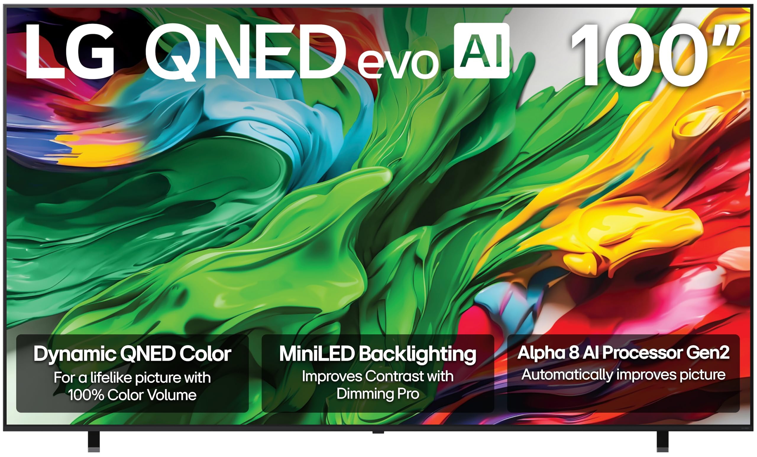 LG 55-Inch Class QNED evo AI QNED85A Series Mini LED 4K Smart TV w/AI Picture, AI Sound, HDR10, AI Super Upscaling 4K, Filmmaker Mode, Wow Orchestra, Alexa Built-in (55QNED85AUA, 2025)