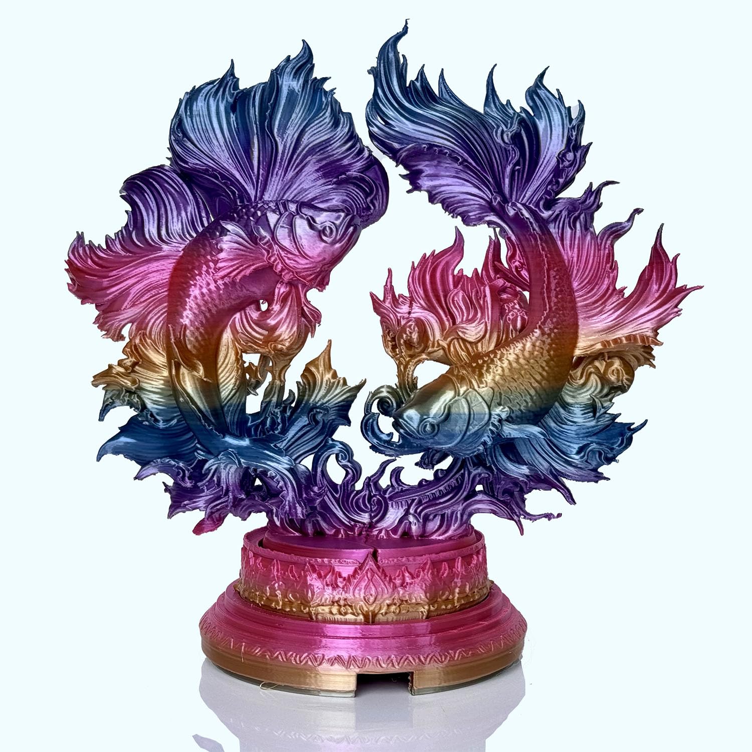 PLA Rainbow Silk Filament,Multi Color,Net Weight 1kg(2.2lbs) Accuracy +/-0.05mm