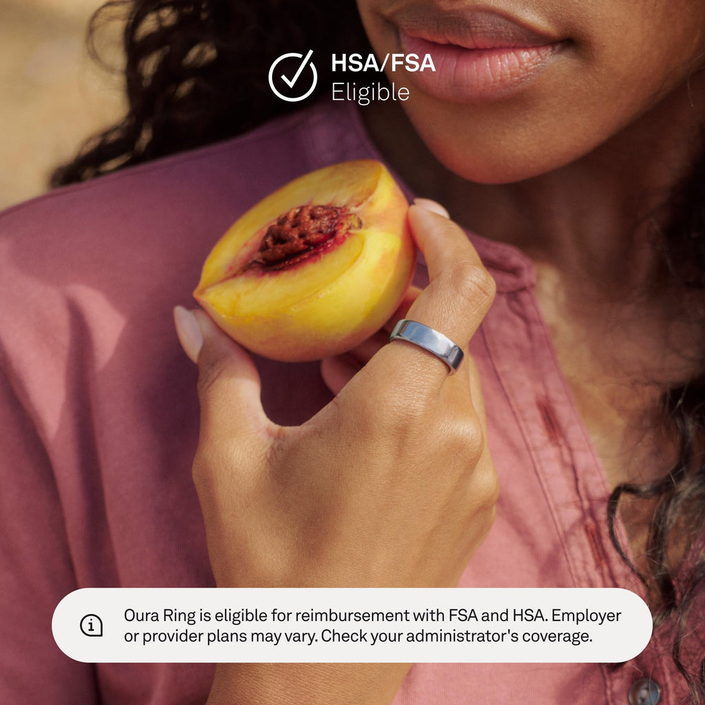Oura Ring World’s Smallest Smart Ring - Sleep, Activity, Health, AI Advisor, Size Before You Buy, Android & iOS Compatible