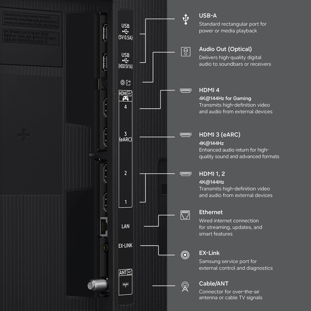 Samsung 65-Inch Class Neo QLED QN80H Series Samsung Vision AI Smart TV (2026 Model, 65QN80H) Quantum Mini LED Full Array, Motion Xcelerator 144Hz, 4K AI Upscaling, Alexa Built-in