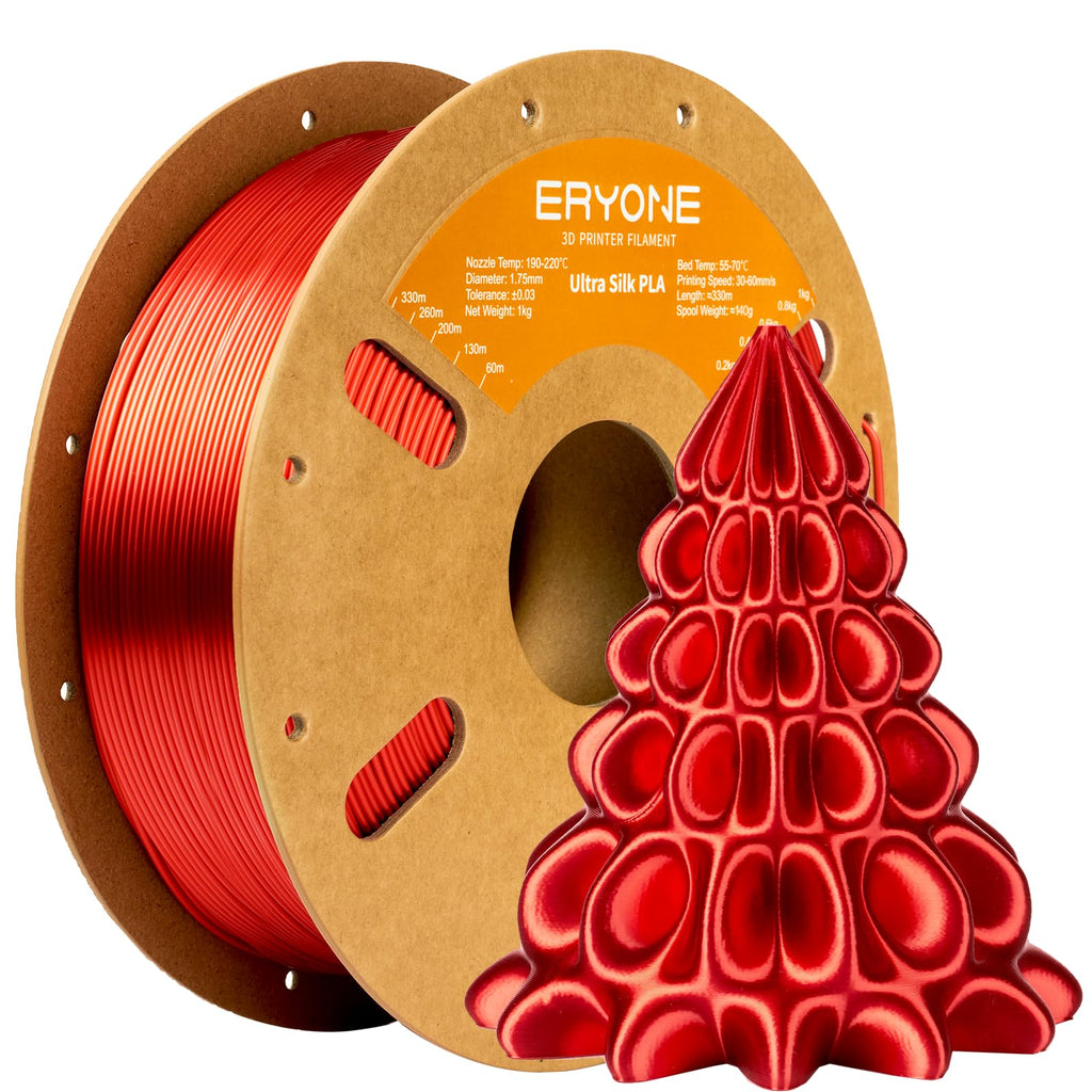 ERYONE Silk Filament PLA+ 1.75mm Shiny 3D Printer Filament, Multicolor PLA 4 in 1, 1kg (2.2LBS)/Spool, HS Silk Quadruple Color Aurora Dream (Teal Green & Violet & Electric Pink & Indigo)