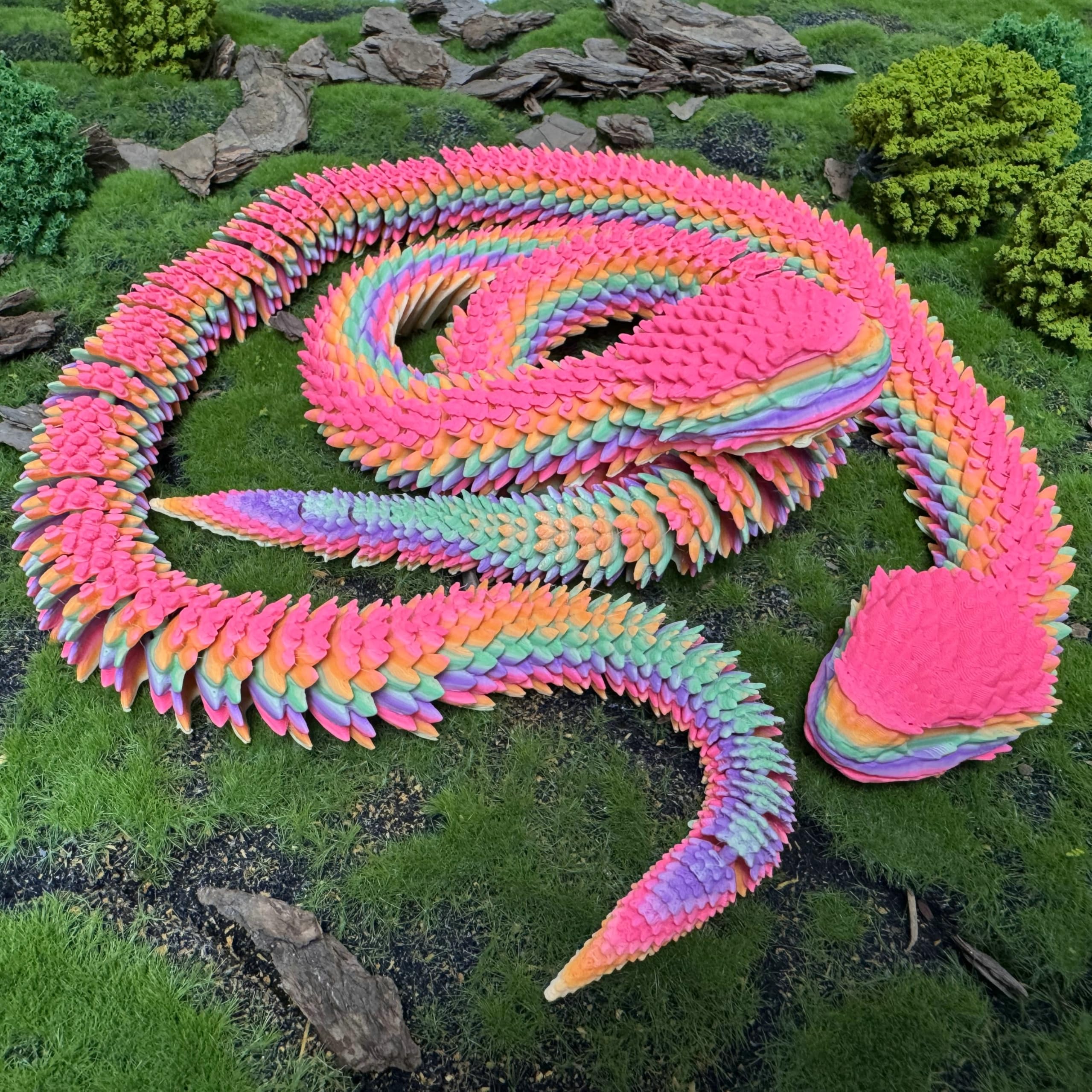 PLA Rainbow Silk Filament,Multi Color,Net Weight 1kg(2.2lbs) Accuracy +/-0.05mm