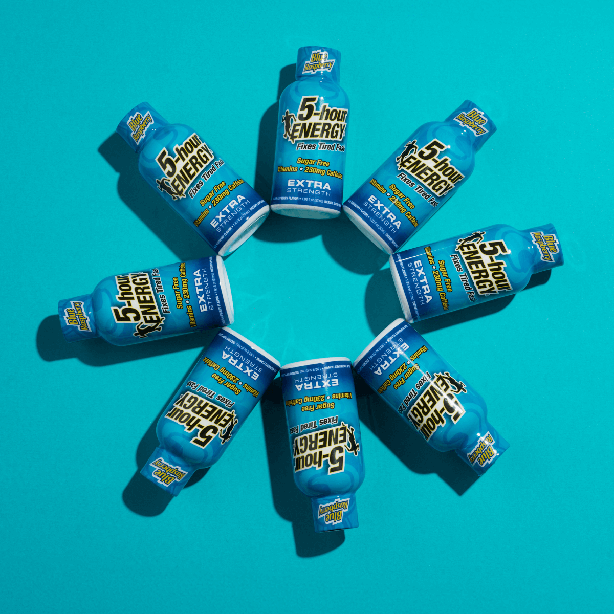 24 Pack 5-hour ENERGY Extra Strength Shots, Blue Raspberry Flavor Flavor, 1.93 Fl Oz