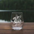 Dragon Laser Engraved Glasses