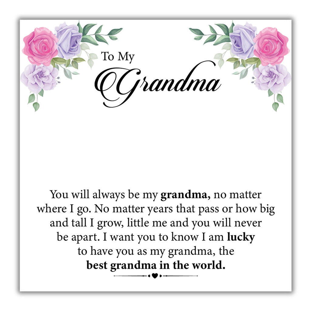 TRYNDI™ To My Grandma Birdcage Necklace With Authentic Swarovski Crystals