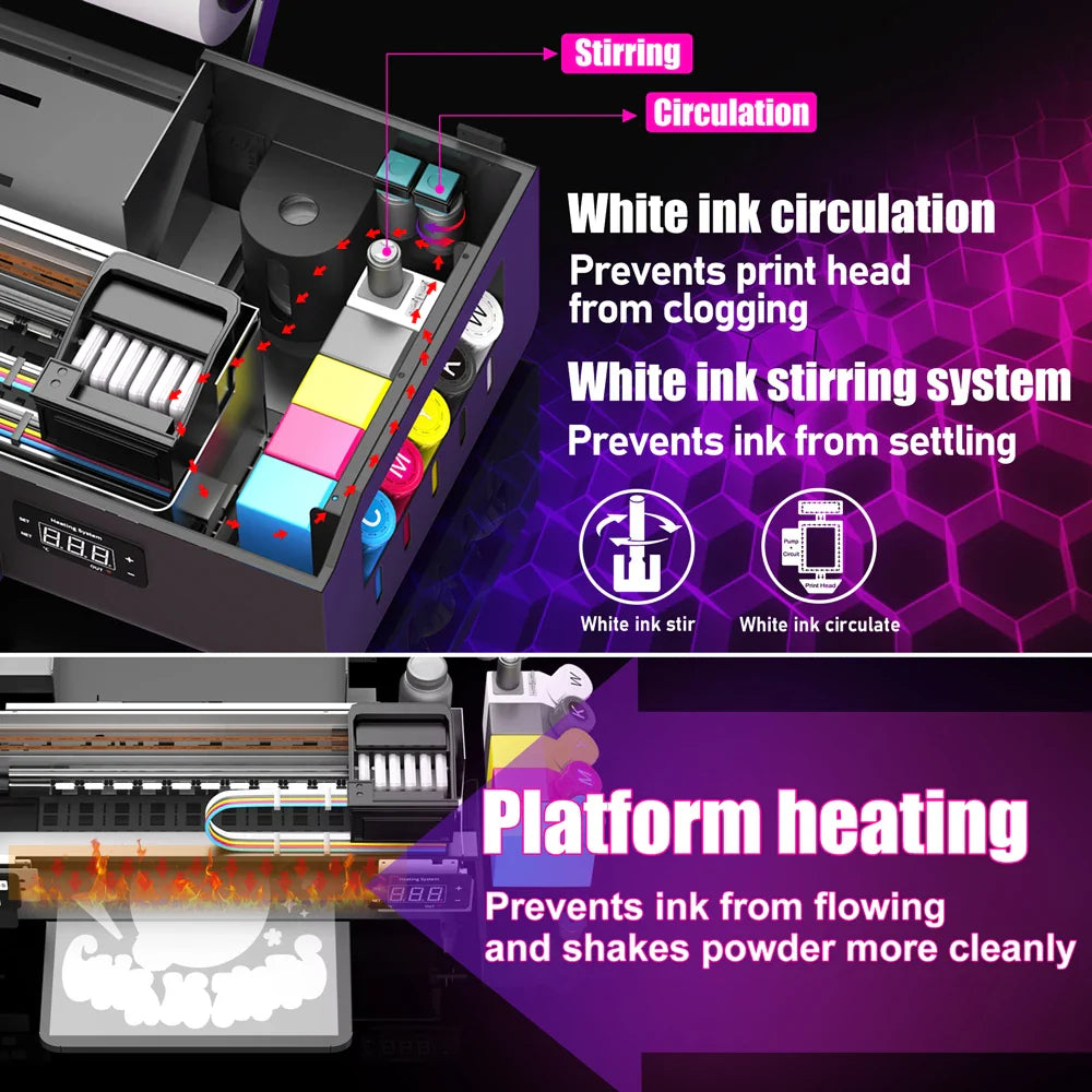 New A4 L805 DTF Printer Direct To Film Transfer T Shirt Machine For L805 Head