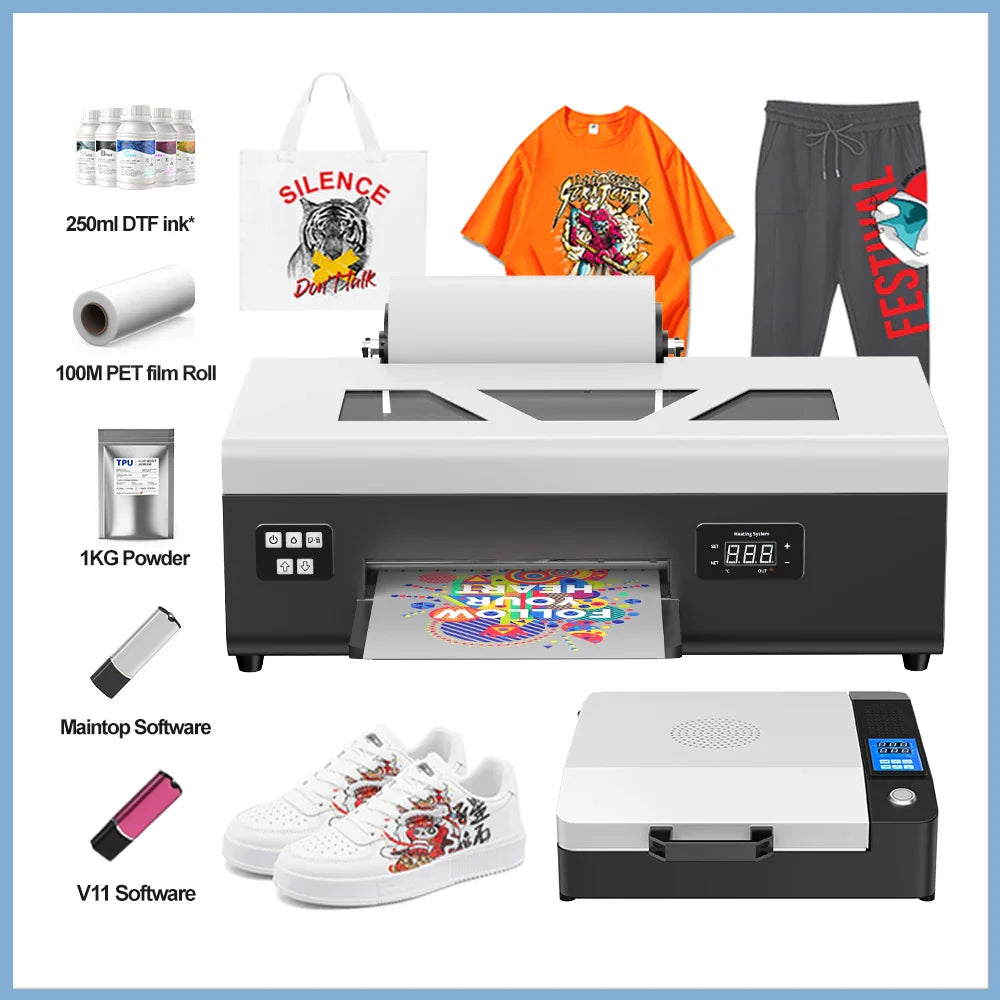 New A4 L805 DTF Printer Direct To Film Transfer T Shirt Machine For L805 Head