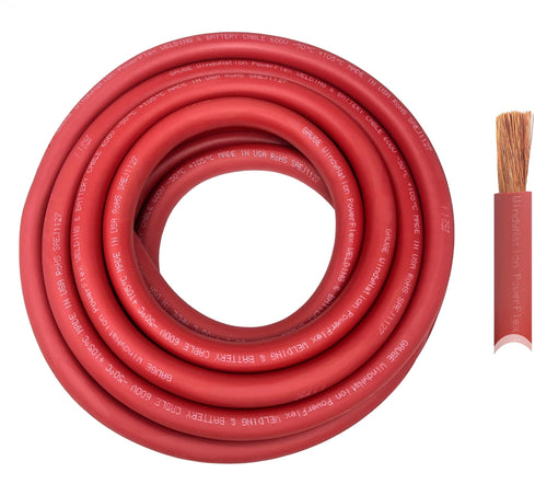 4/0 Gauge Pure Copper Ultra Flexible Welding & Battery Cable