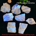 1PC Blue Moonstone Slice-Irregular Shape-Slicesunique Luster Texture Stone for Home Decor&Interior Decor,Elegant Decor Piece