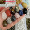 12 PCS Egg Polished Crystal