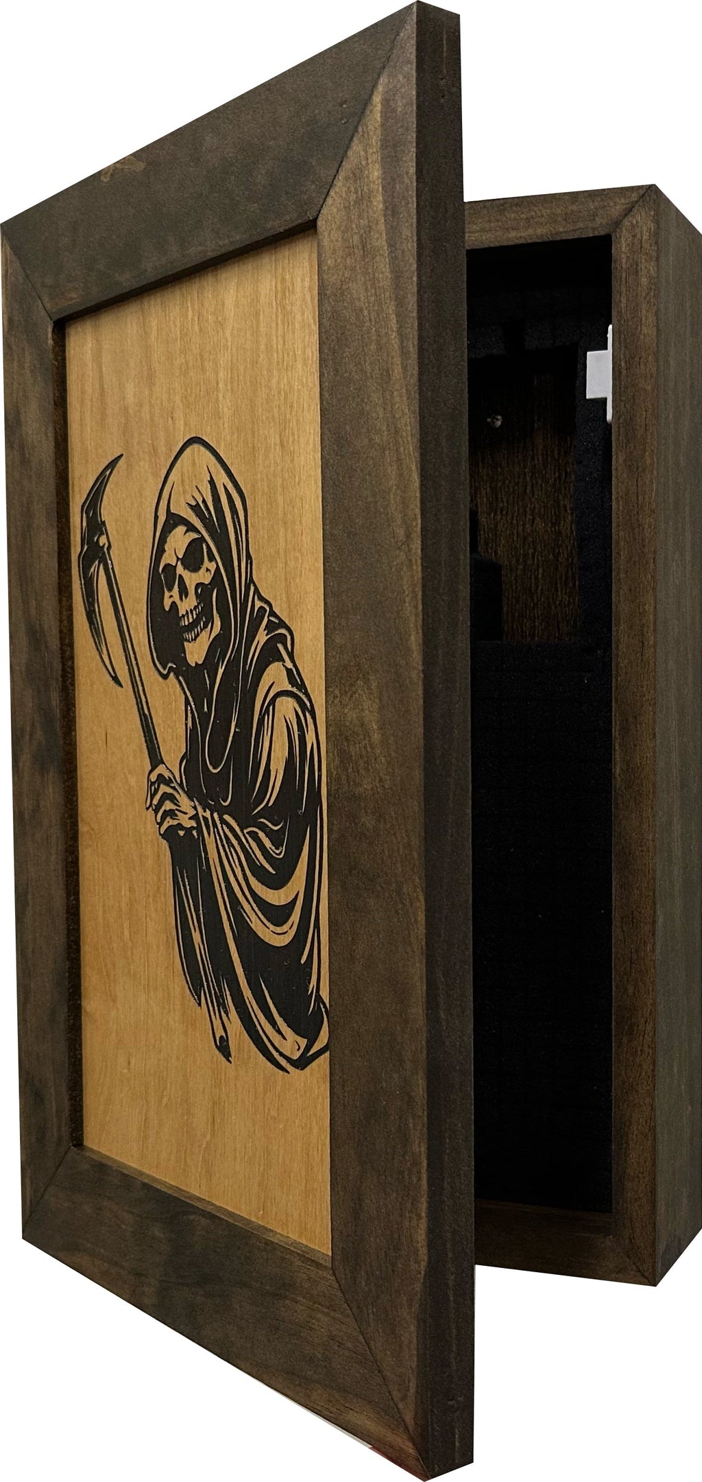 Grim Reaper Hidden Gun Safe Concealment Shelf Handmade in the USA