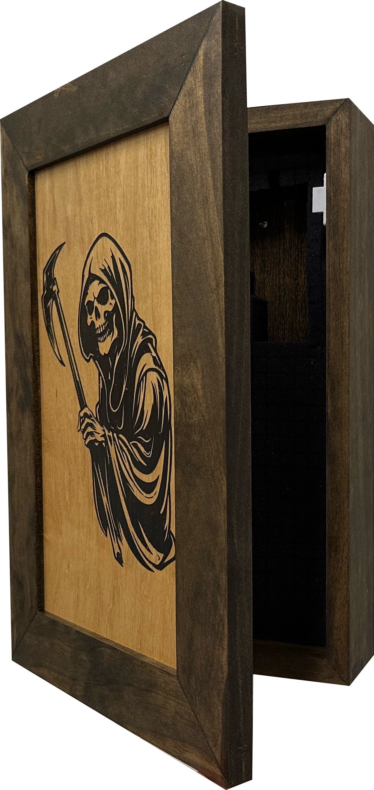Grim Reaper Hidden Gun Safe Concealment Shelf Handmade in the USA