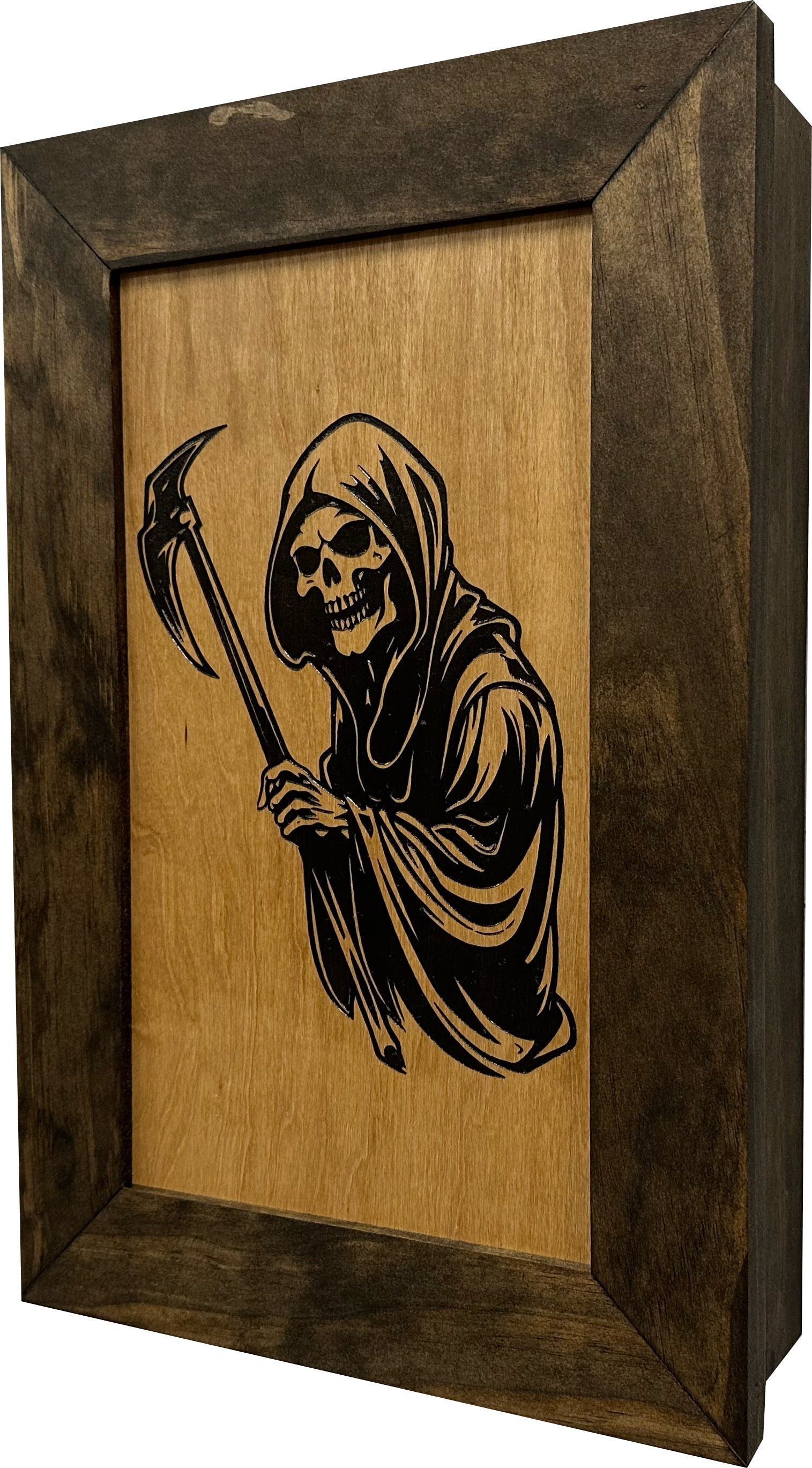 Grim Reaper Hidden Gun Safe Concealment Shelf Handmade in the USA