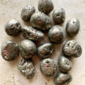 Tumbled Pyrite
