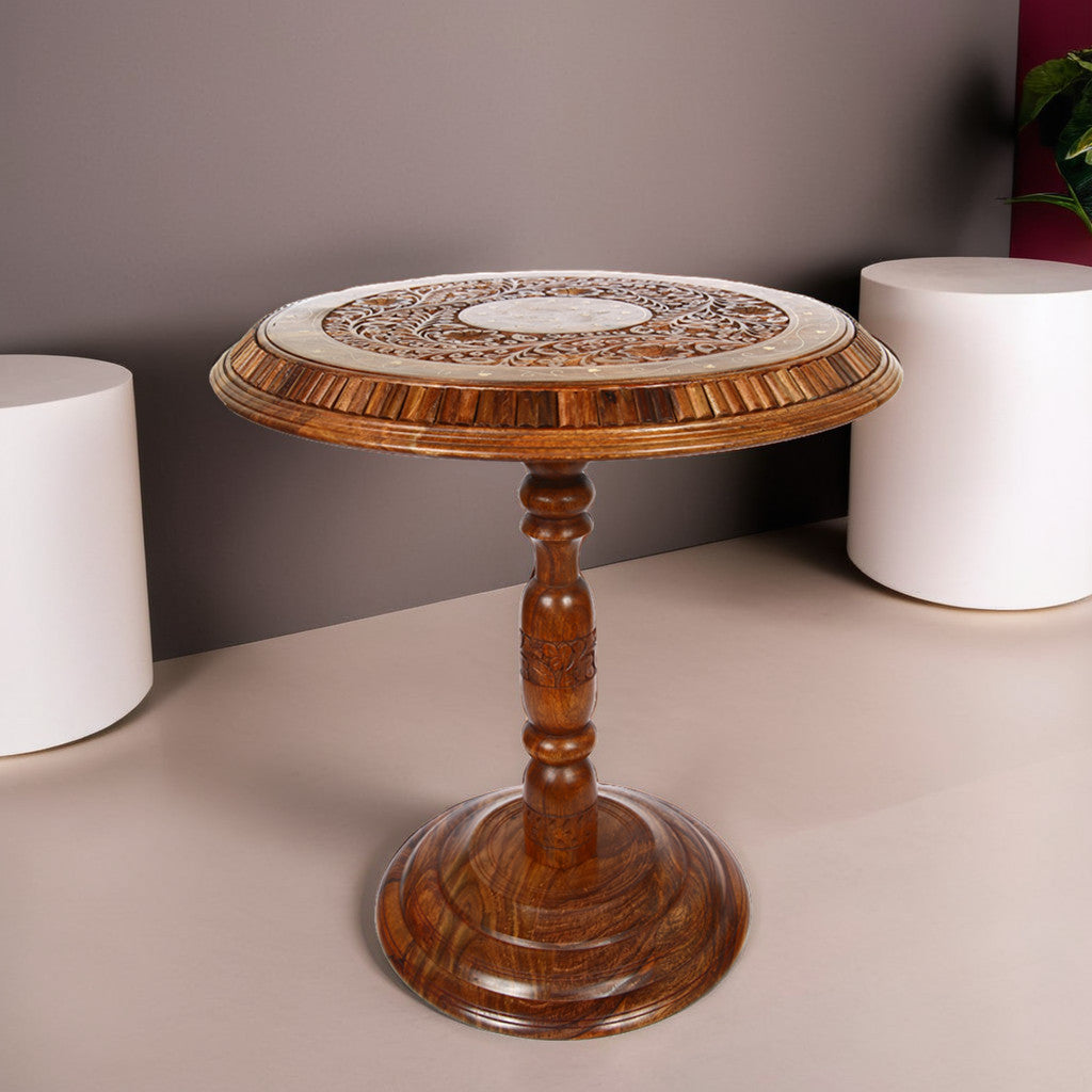 Table Antique Handmade | Carved Wood Coffee Table | Elegant & Unique Design