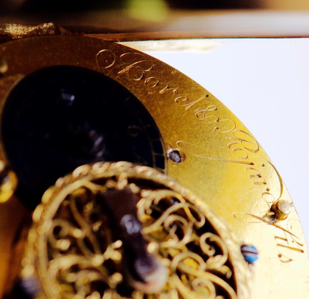 RARE Museum Quality Memento Mori Ormolu Gilt Bronze Skull Skeleton Desk Clock