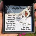 To My Daughter-in-Law - I'll Stay There Forever- Tryndi Floating Heart Necklace